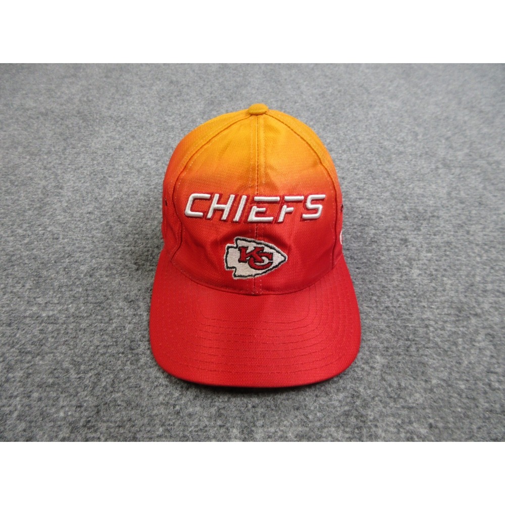 VTG Kansas City Chiefs Hat Cap Strap Back Red NFL Football Pro Line Puma Mens